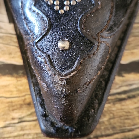 Corral Leather Boots Dark Brown With Rhinestone And Stud Accents Size 7.5 - Picture 12 of 12